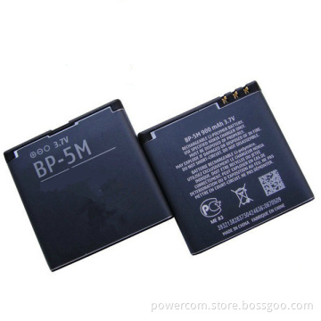 High capactiy long standby battery work for Nokia BP-5M Full capactiy 900mAh
